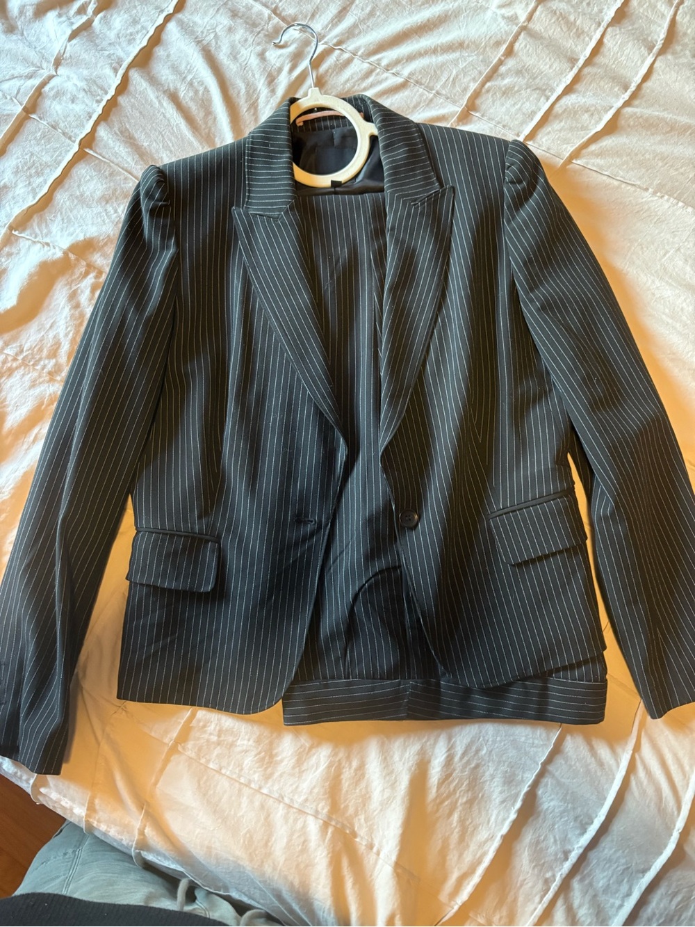 The Limited Black Pinstripe Women's Blazer